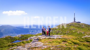 Fjelltur på Ulriken i Bergen