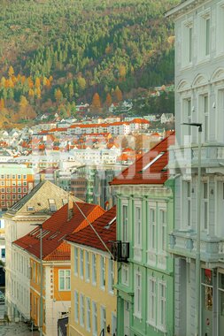Trehus i Bergen sentrum
