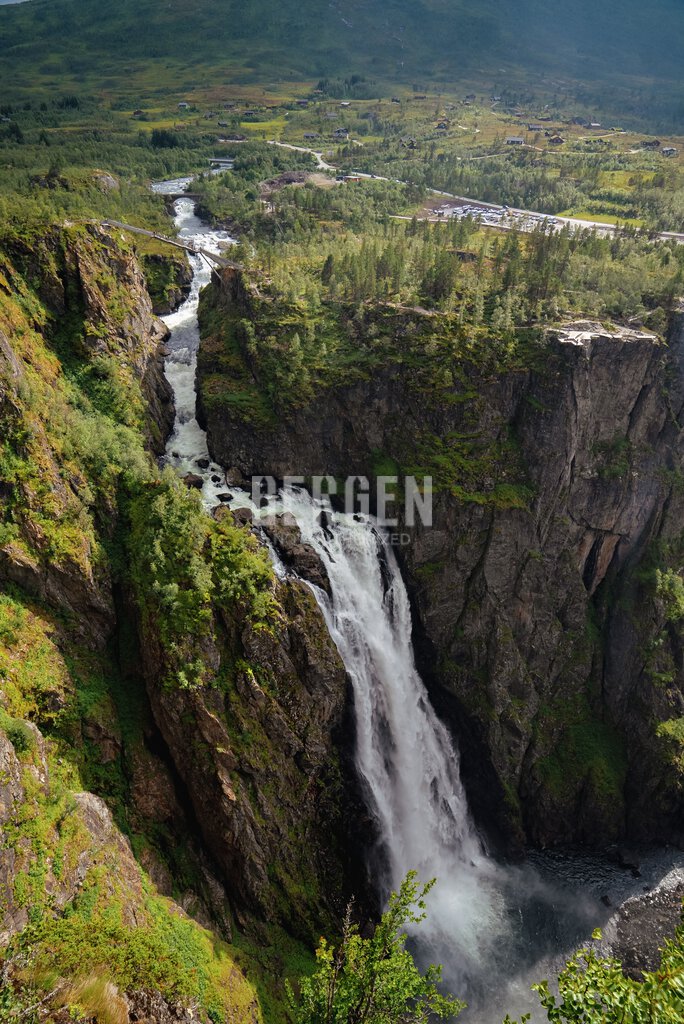 Vøringsfossen i Eidfjord i Hardanger