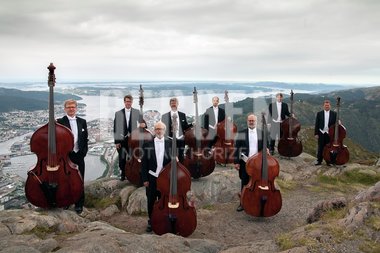 Kontrabassgruppen på Ulriken