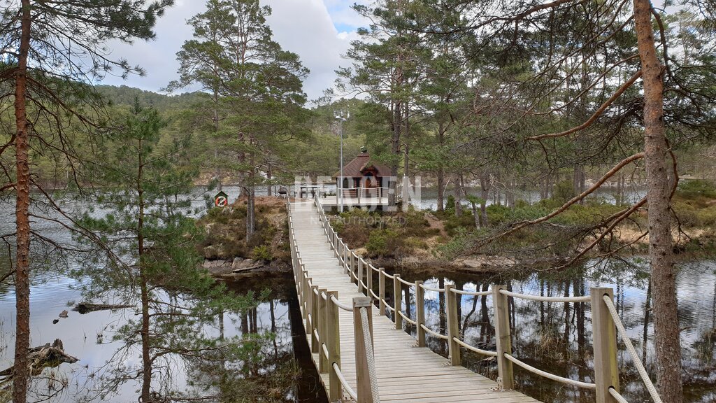 Vinnesvatnet i Austevoll kommune sør for Bergen
