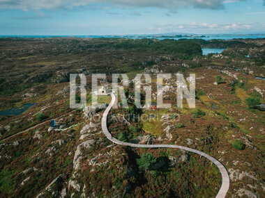 Globen på øyen Stolmen i Austevoll kommune utenfor Bergen