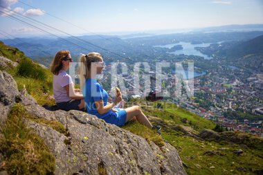 Utsikt fra toppen av Ulriken