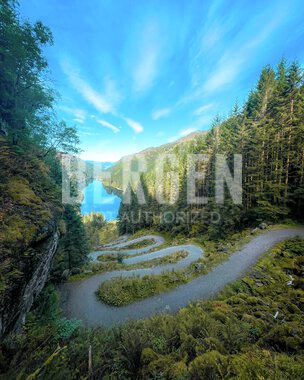 Kossdalssvingane på Osterøy utenfor Bergen