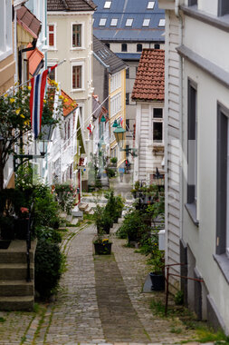 Strangebakken på Nordnes i Bergen sentrum