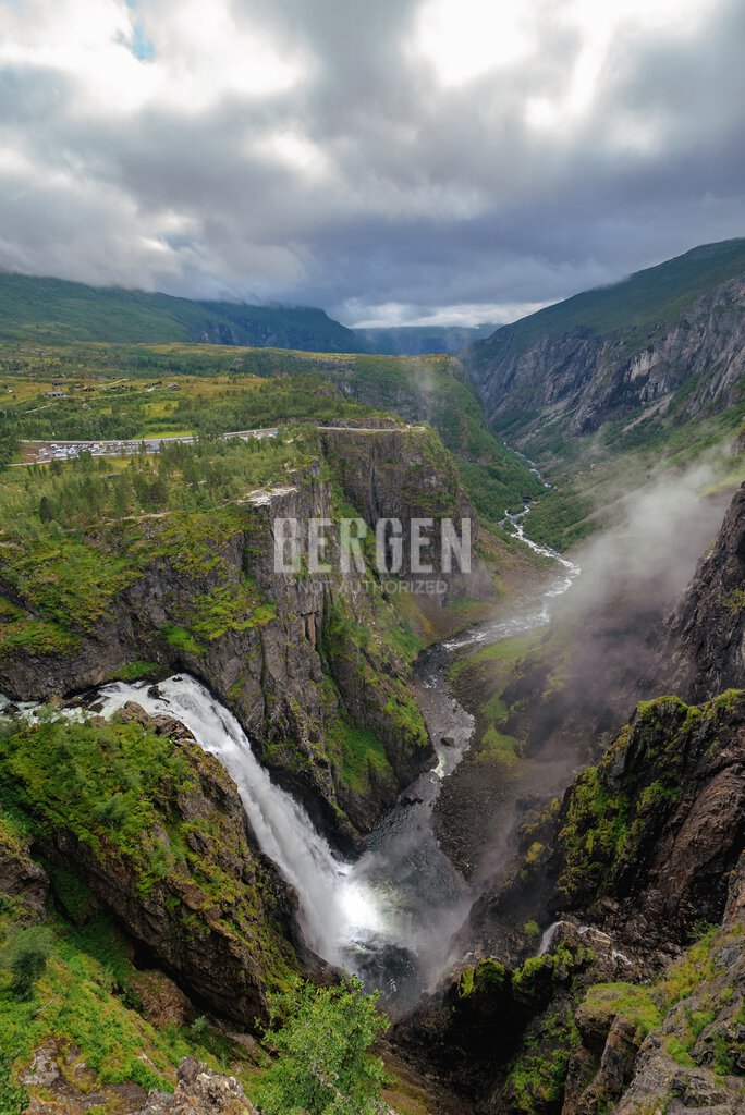 Vøringsfossen i Eidfjord i Hardanger