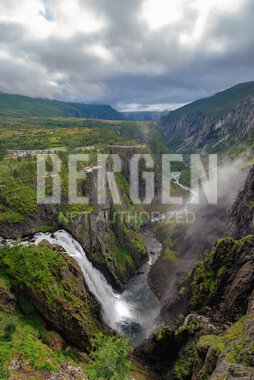 Vøringsfossen i Eidfjord i Hardanger