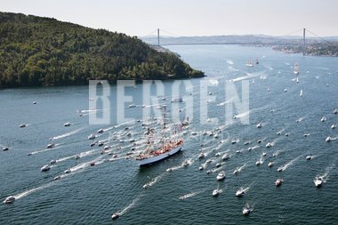 Statsraad Lehmkuhl ankommer Bergen