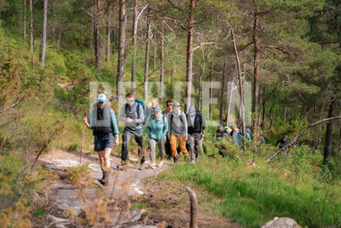 Fjelltur til "Slottet" i Modalen kommune utenfor Bergen