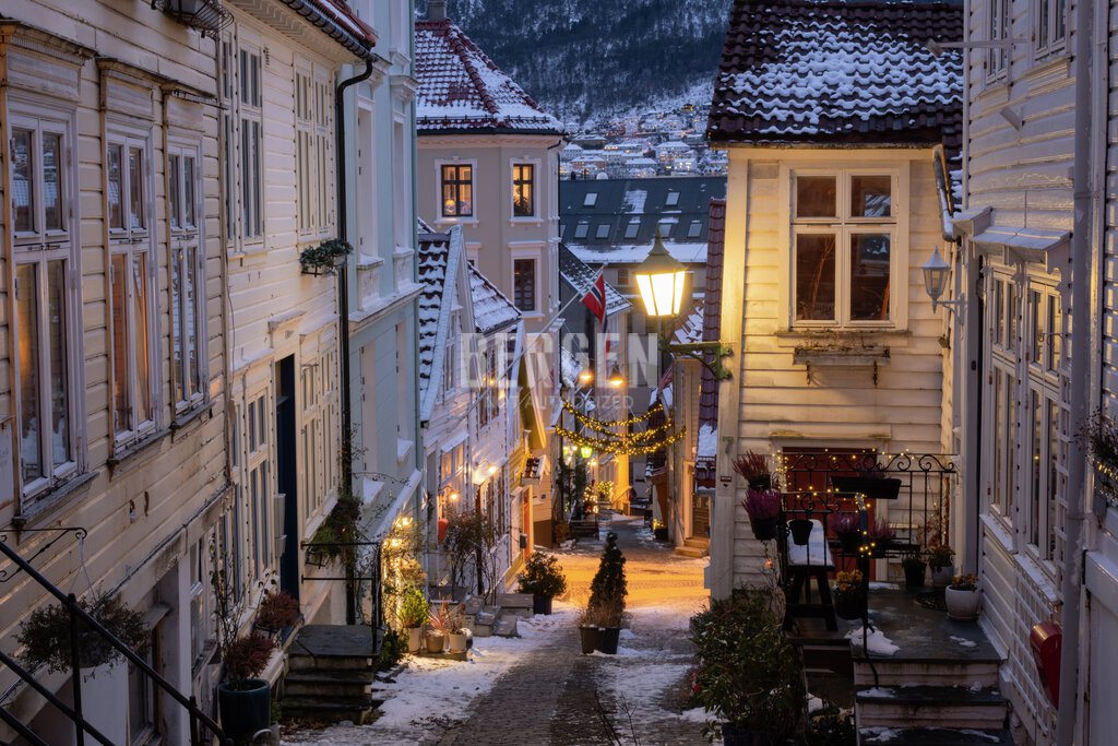 Julepyntet smau i Bergen