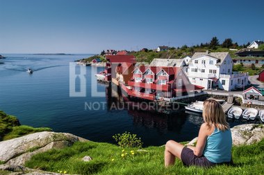 På tur til Nautnes i Øygarden utenfor Bergen