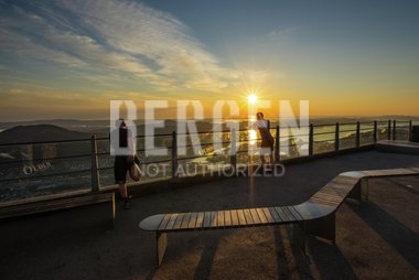 Solnedgang på Ulriken