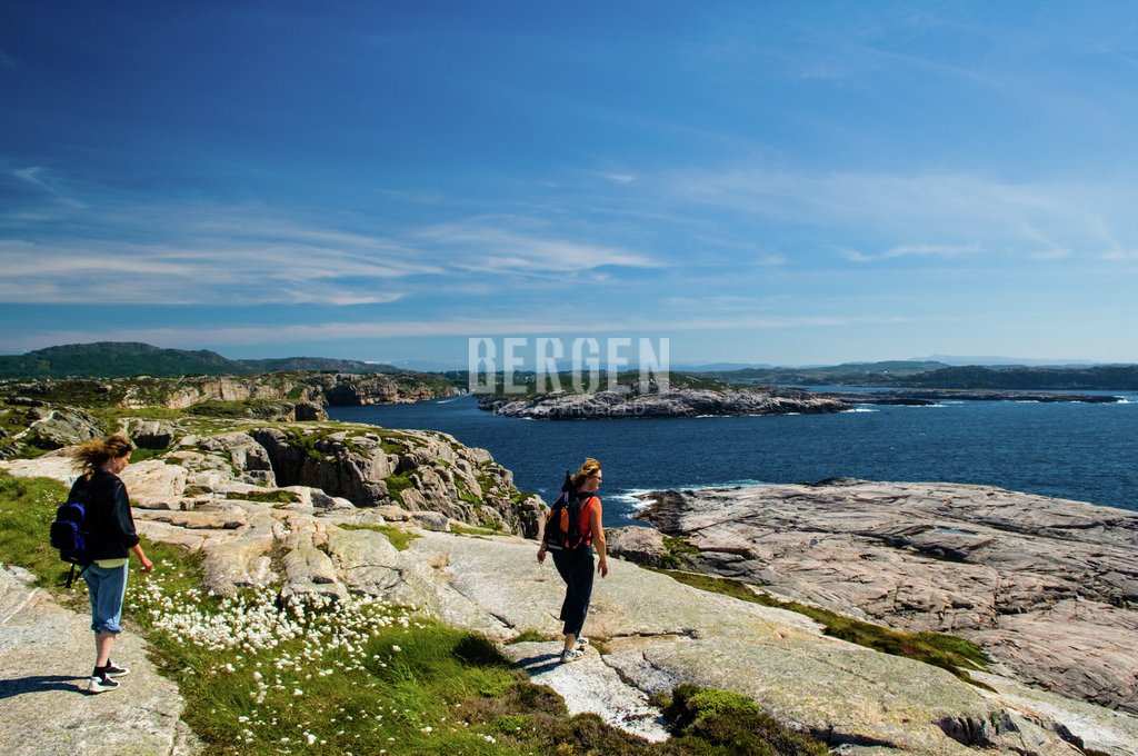 På tur til Golten i Øygarden utenfor Bergen