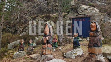 Berget det blå i Bekkjarvik i Austevoll kommune sør for Bergen