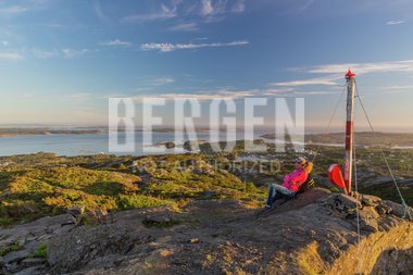 Fjelltoppen Kleppaksla i Sund kommune