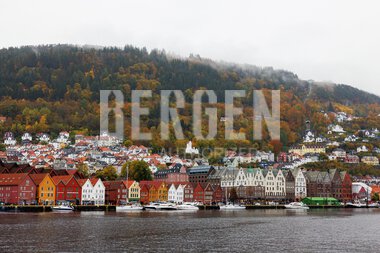 Høststemning på Bryggen