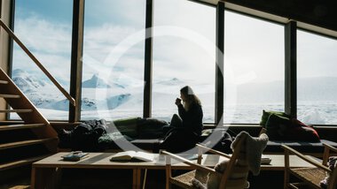 Rabothytta by Okstindan in Hemnes