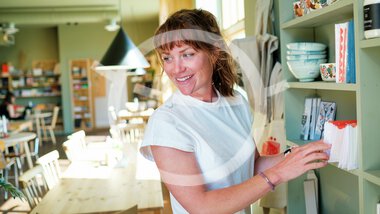 The shop at Skolo on Seløy in Herøy