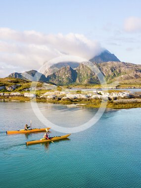 Kayaking at Herøy