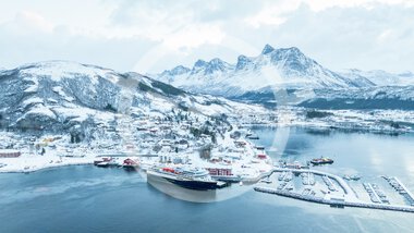 Havila at Ørnes in Meløy