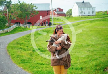 Farm life on the island of Selvær in Træna