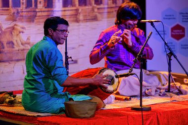 Konsert med indisk klassisk musikk