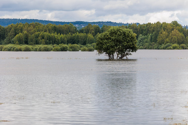 Flom etter ekstremværet Hans
