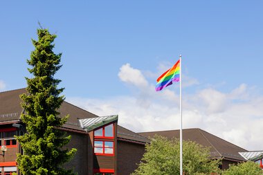 Pride-flagging på rådhuset