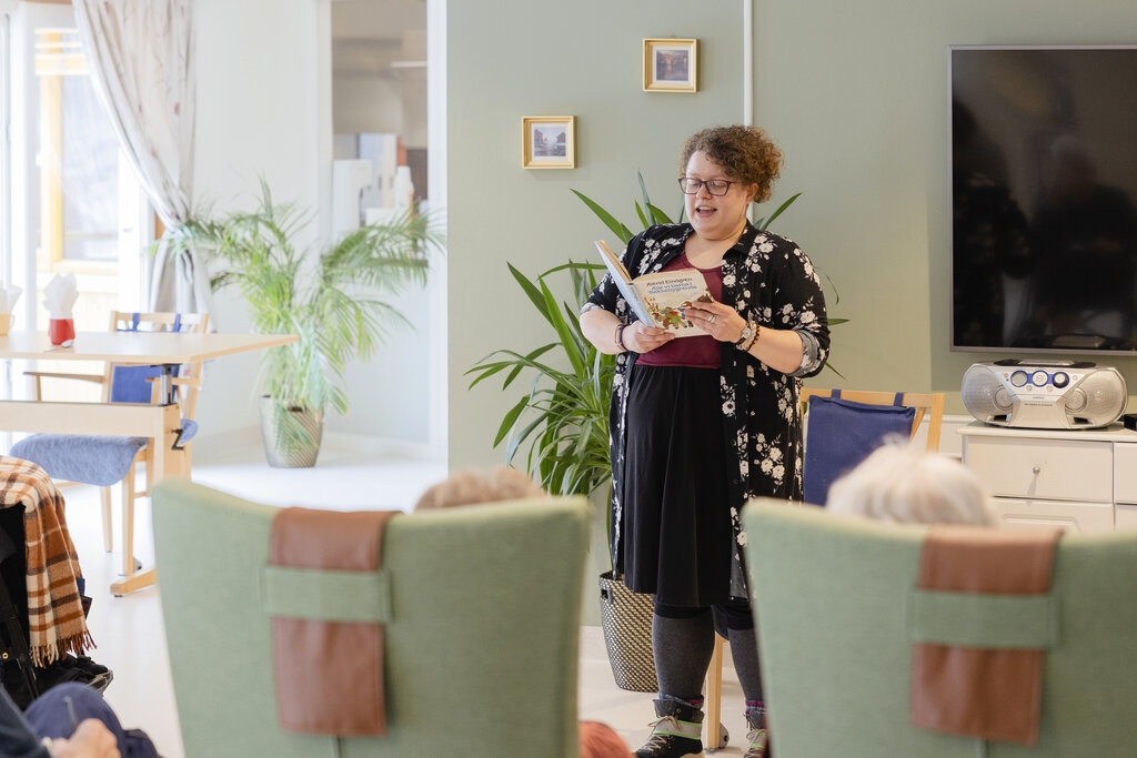 «Hele Rælingen leser» på Løvenstadtunet