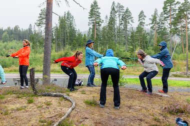 Utendørs trening i Marikollen