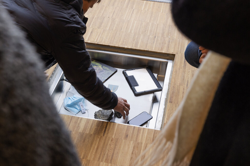 Minneskrin på nye Fjerdingby skole