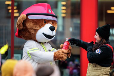 Bjørnis besøker Rælingen