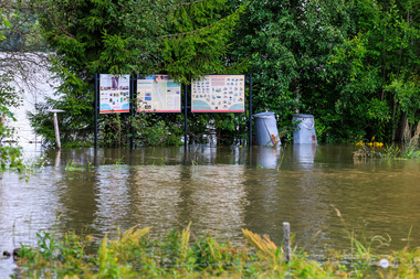 Flom etter ekstremværet Hans