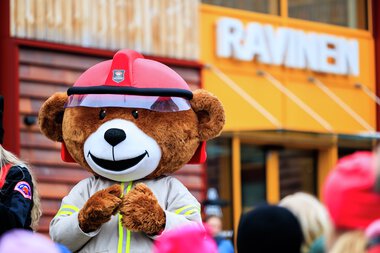 Bjørnis besøker Rælingen