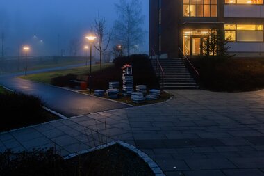 Kunstverket Boksøylen av Lene Kilde