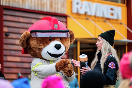 Bjørnis besøker Rælingen