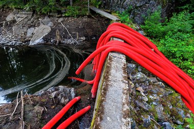 Rehabiliterer demninger i Ramstadsjøen