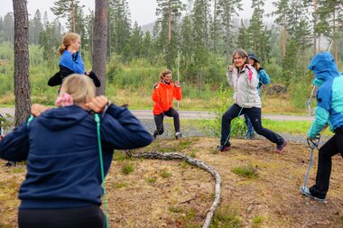 Utendørs trening i Marikollen
