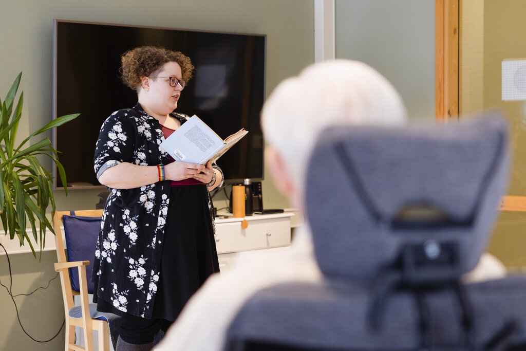 «Hele Rælingen leser» på Løvenstadtunet