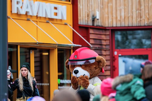 Bjørnis besøker Rælingen