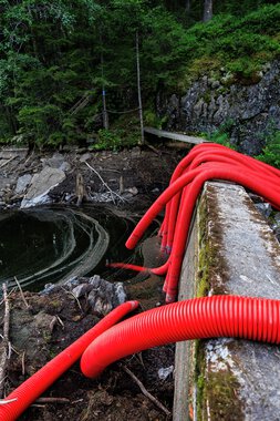 Rehabiliterer demninger i Ramstadsjøen