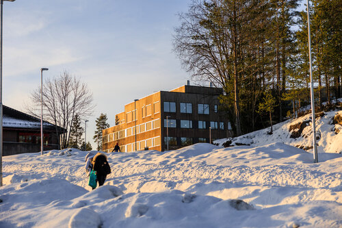 Første dag på nye Fjerdingby skole