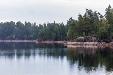 Rehabiliterer demninger i Ramstadsjøen