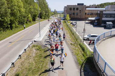 Tidenes første Pride-parade i Rælingen
