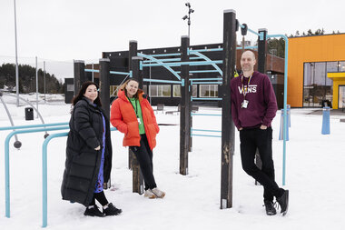 Gruppebilde av ungdomskontaktene i Rælingen