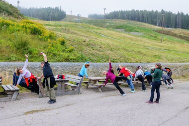 Utendørs trening i Marikollen