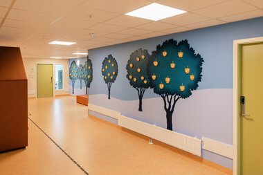 Utsmykning på Fjerdingby skole og ressursavdeling