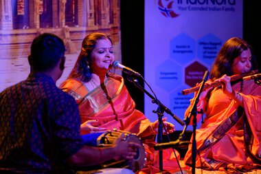 Konsert med indisk klassisk musikk