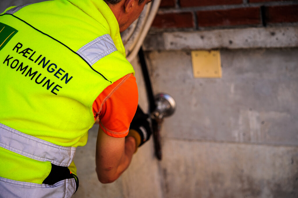 Driftstekniker i eiendomsavdelingen i Rælingen kommune