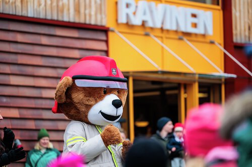 Bjørnis besøker Rælingen